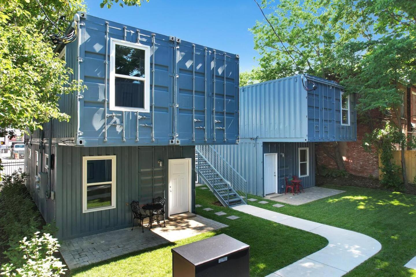 Apartment Unique Shipping Container Retreat Two 1br Units