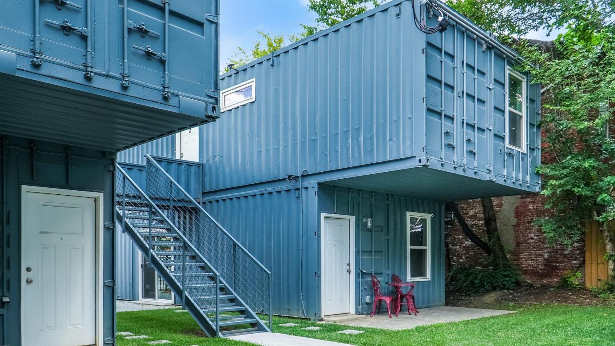 Unique Shipping Container Retreat Two 1br Units Apartment Louisville